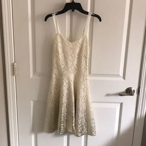 Cream colored Free People dress